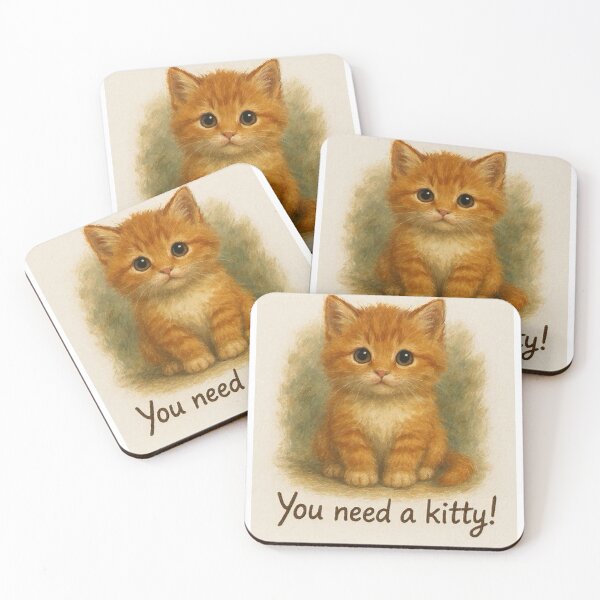 Item preview, You Need A Kitty! designed and sold by TinCatOutPost.