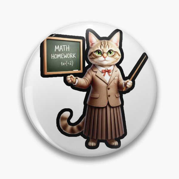 Item preview, The Math Whiz Cat designed and sold by Fatomfatom.