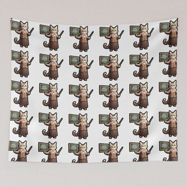 Item preview, The Math Whiz Cat designed and sold by Fatomfatom.
