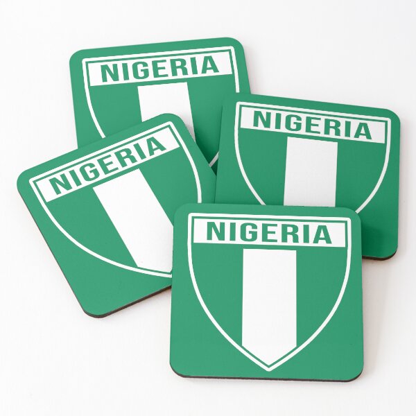 Item preview, Nigeria Flag Badge designed and sold by Cestus.