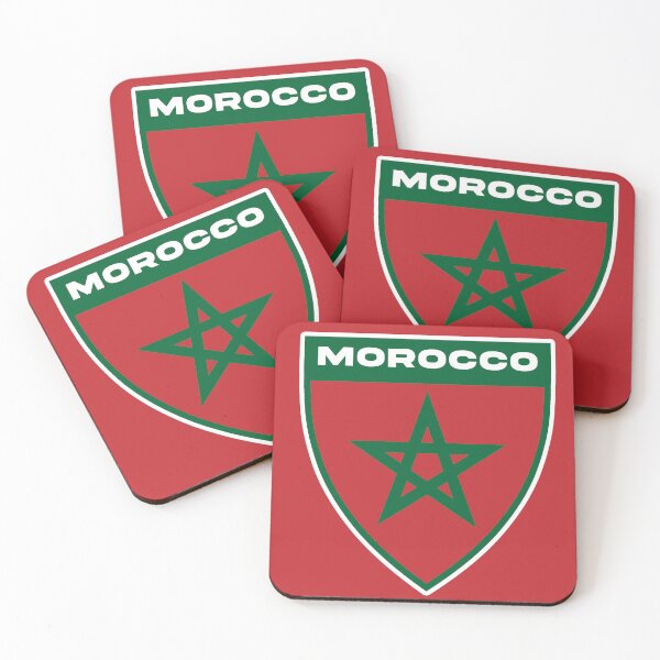 Item preview, Morocco Flag Badge designed and sold by Cestus.
