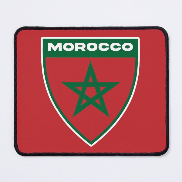 Item preview, Morocco Flag Badge designed and sold by Cestus.