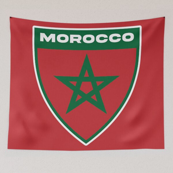 Item preview, Morocco Flag Badge designed and sold by Cestus.