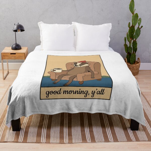 Item preview, Badger Morning Mood Good Morning Y'all designed and sold by Gkinoki.