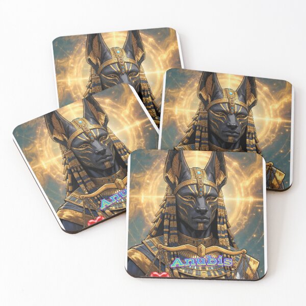 Item preview, Anubis (Anpu) – Ancient Egyptian God of the Afterlife, Protection, Mummification & Sacred Transition designed and sold by BlackStarsCreations.
