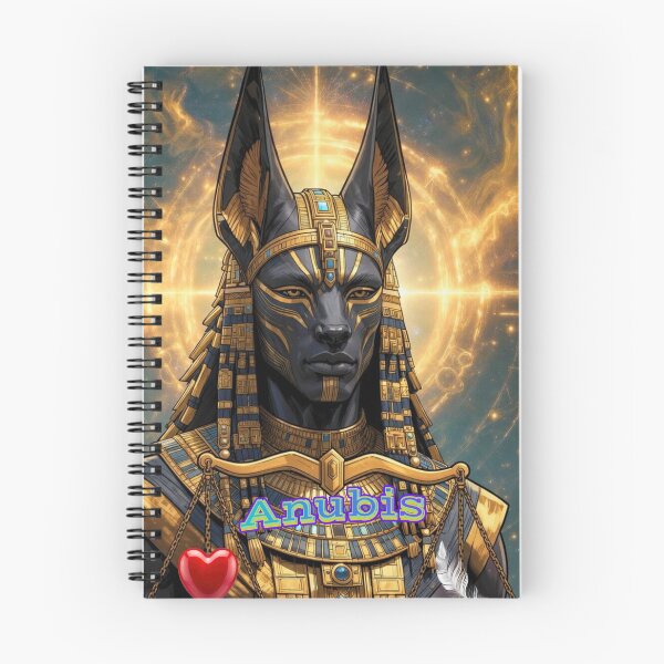 Item preview, Anubis (Anpu) – Ancient Egyptian God of the Afterlife, Protection, Mummification & Sacred Transition designed and sold by BlackStarsCreations.