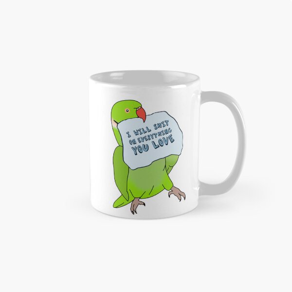 Item preview, I will shit on everything you love - Green Ringneck designed and sold by FandomizedRose.