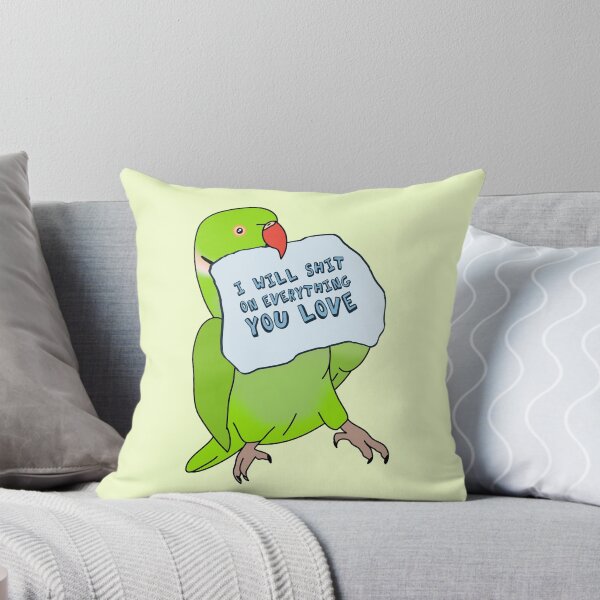Item preview, I will shit on everything you love - Green Ringneck designed and sold by FandomizedRose.