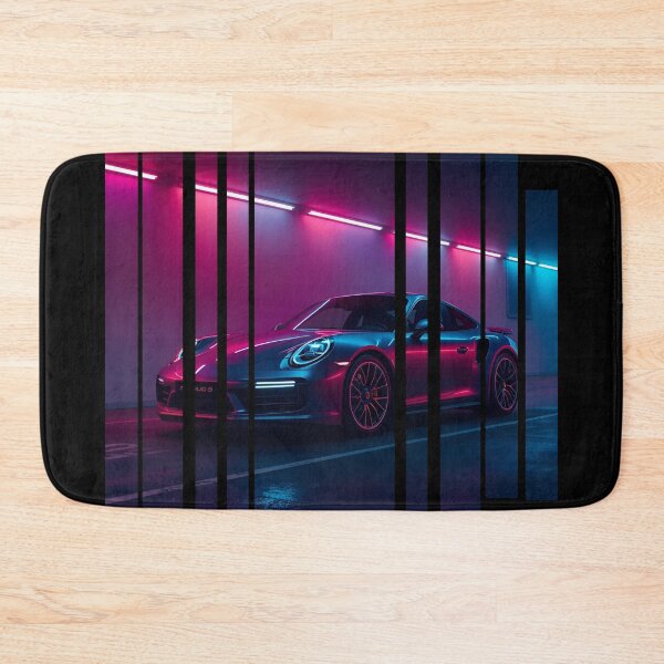 Item preview, Porsch 911 Turbo S inspired Design Vintage racing poster style, dynamic motion lines 7 designed and sold by Neon G.