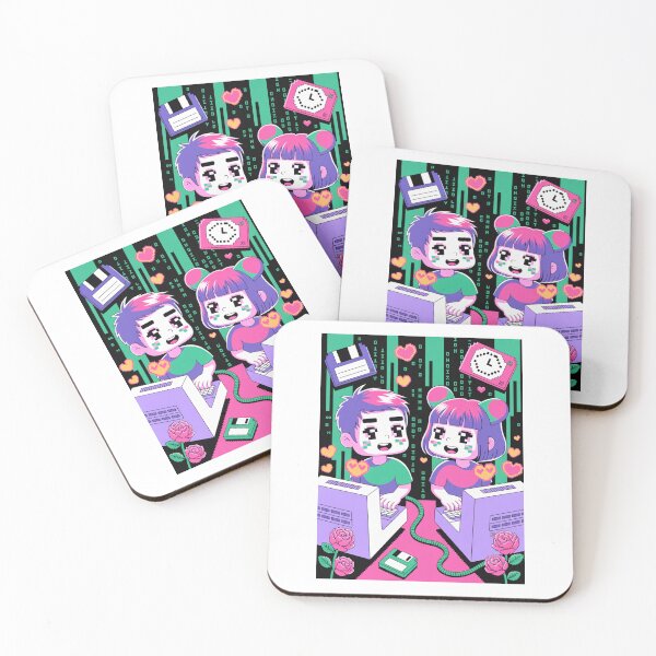 Item preview, Cyber Love Pixel Hearts designed and sold by McVrax.