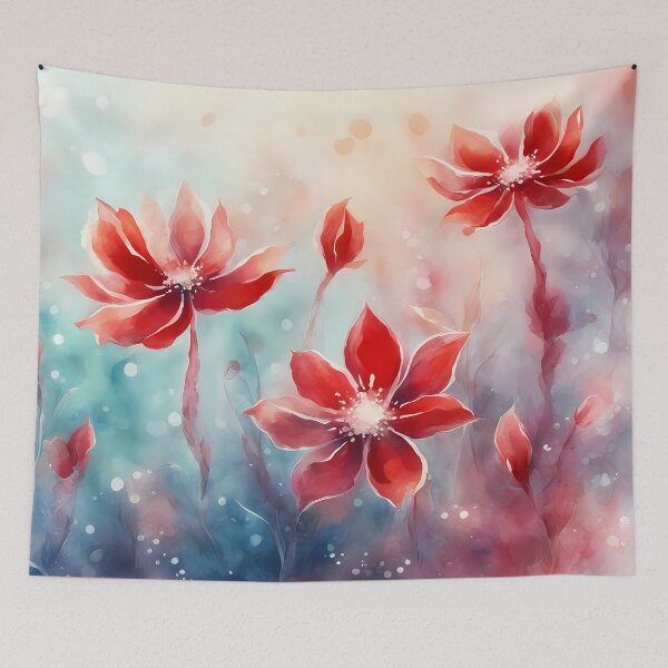Item preview, Red Dreamy Flowers designed and sold by CalmnessbyChoice.