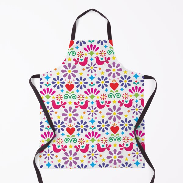 Item preview, Colorful Folk Art Bird Pattern | Mexican Inspired Floral Aesthetic designed and sold by AkuaEra.