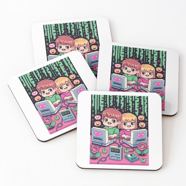 Item preview, Cyber Love Pixel Hearts designed and sold by McVrax.