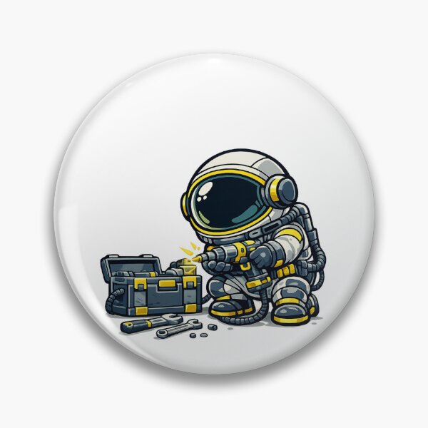 Item preview, Astronaut Fixing Tool Kit Space Illustration designed and sold by Combat Skies.