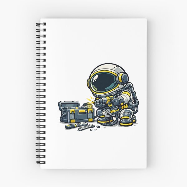 Item preview, Astronaut Fixing Tool Kit Space Illustration designed and sold by IRON WINGS /USAF.