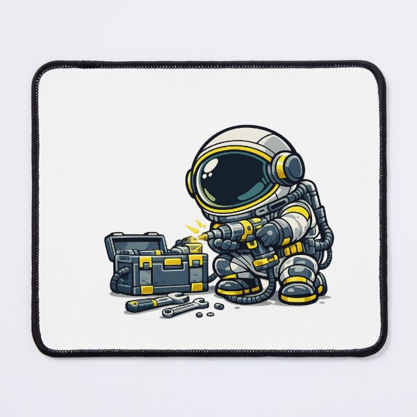 Item preview, Astronaut Fixing Tool Kit Space Illustration designed and sold by Combat Skies.