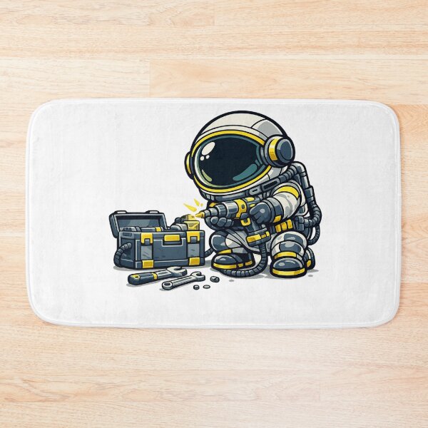 Item preview, Astronaut Fixing Tool Kit Space Illustration designed and sold by Combat Skies.