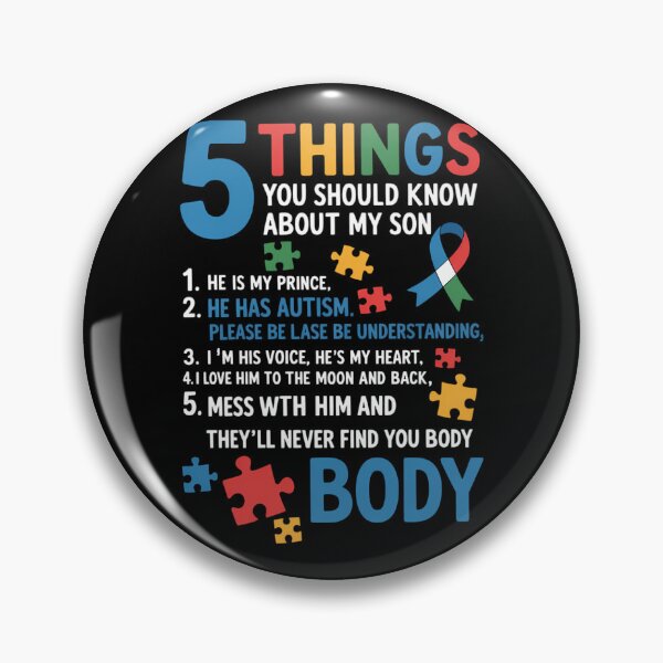 Item preview, Autistic Son Autism Awareness Support For Mom Dad Parents designed and sold by tiekanamac.