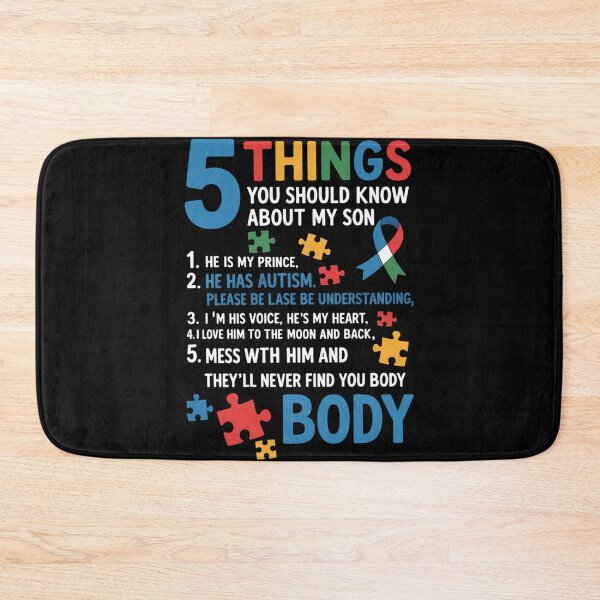 Item preview, Autistic Son Autism Awareness Support For Mom Dad Parents designed and sold by tiekanamac.