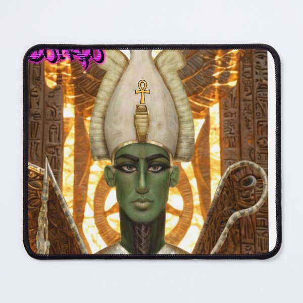Item preview, Osiris (Ausar/Asar) – Ancient Egyptian God of Resurrection, Renewal, Afterlife & Sacred Kingship designed and sold by BlackStarsCreations.