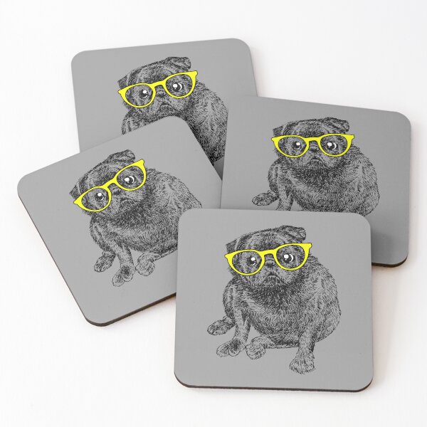 Item preview, Fat Black Pug designed and sold by Huebucket.