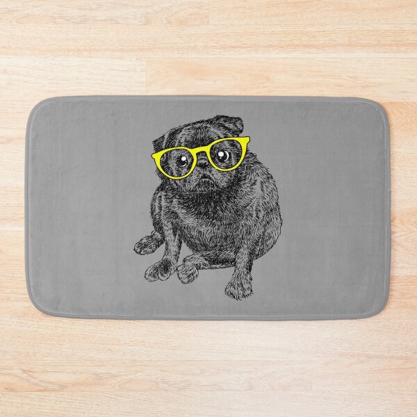 Item preview, Fat Black Pug designed and sold by Huebucket.
