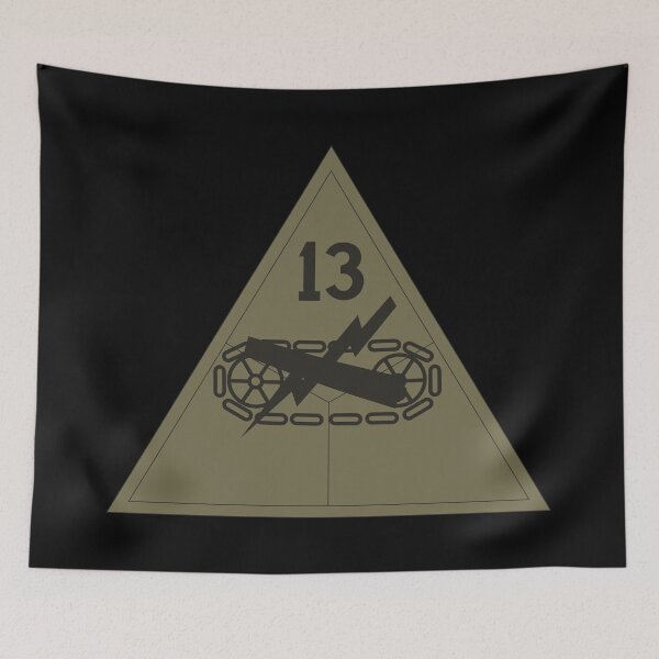 Item preview, Army - SSI - 13th Armored Division - Subdued X 300 designed and sold by Military Insignia Products.