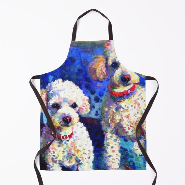 Item preview, Poodle Duo Impressionist Artwork for Pet-Obsessed Dog Parents designed and sold by WildStroke.