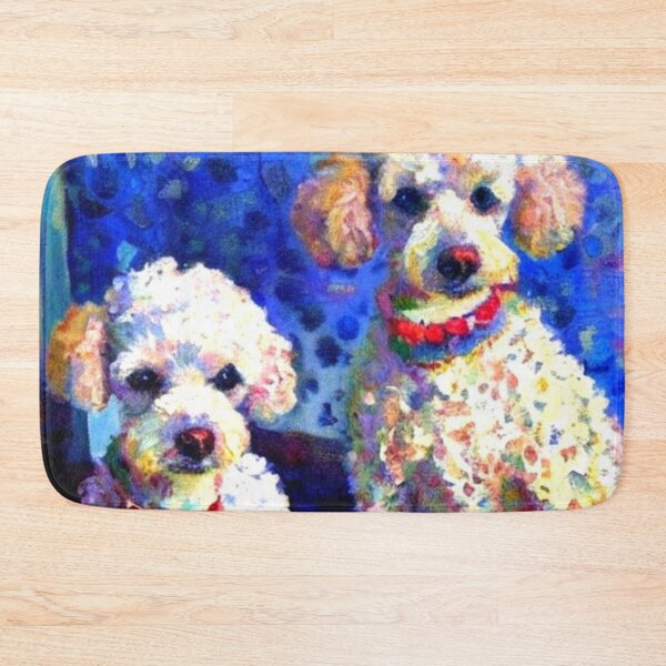 Item preview, Poodle Duo Impressionist Artwork for Pet-Obsessed Dog Parents designed and sold by WildStroke.