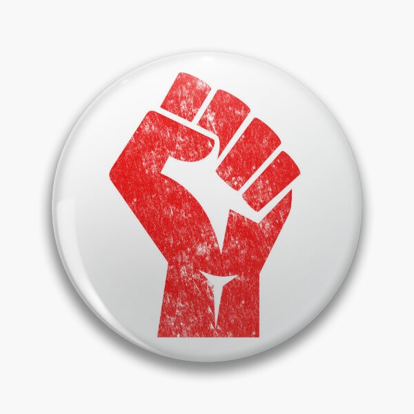 Item preview, Big Red Raised Fist Salute of Unity Solidarity Resistance designed and sold by Terry Bain.