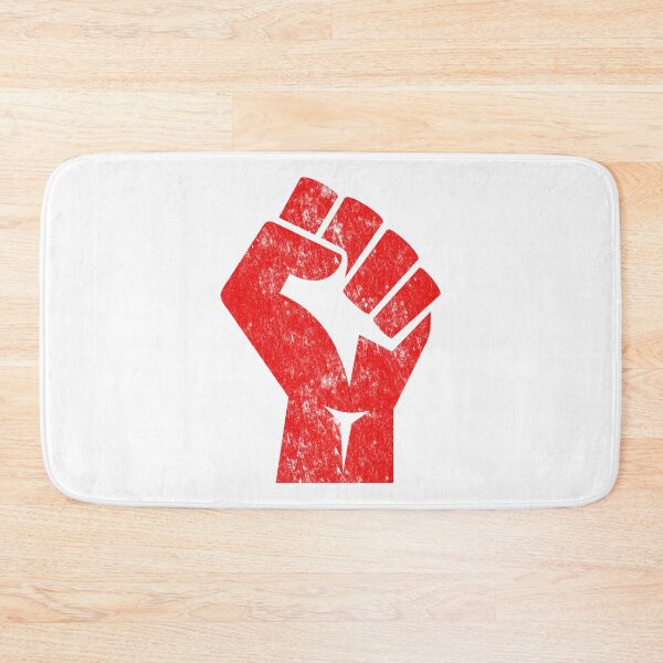 Item preview, Big Red Raised Fist Salute of Unity Solidarity Resistance designed and sold by Terry Bain.