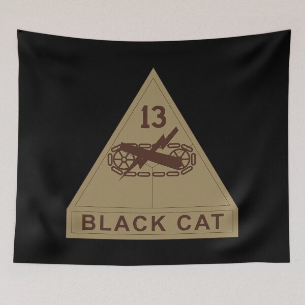 Item preview, Army - SSI - 13th Armored Division w Name Tape - Subdued Desert X 300 designed and sold by Military Insignia Products.