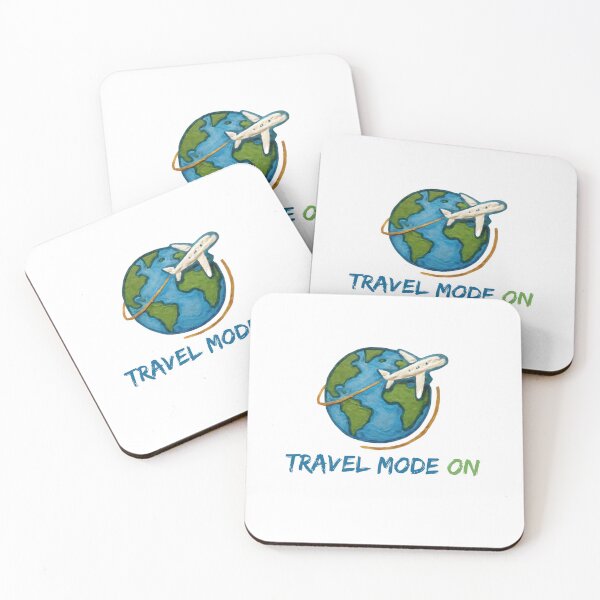 Item preview, Travel Mood On Airplane Globe Illustration designed and sold by Inkworksbyshery.