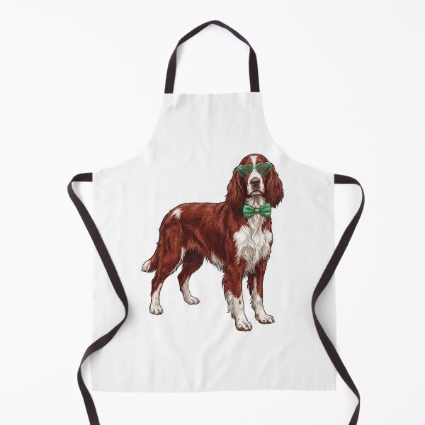 Item preview, Irish Setter Dog St Patricks Day Heart Glasses Bow designed and sold by EvrmoodCo.