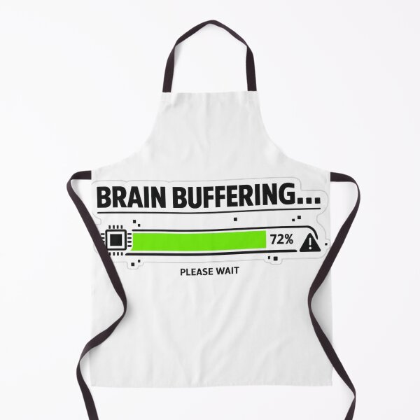 Item preview, Brain Buffering… 72% Loading Minimalist Tech Meme Sticker | Mental Health Humor designed and sold by QuirkyCartel.