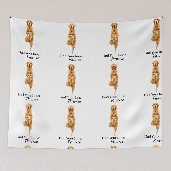 Item preview, Zen Dog: Find Your Inner Paw-se designed and sold by Fatomfatom.