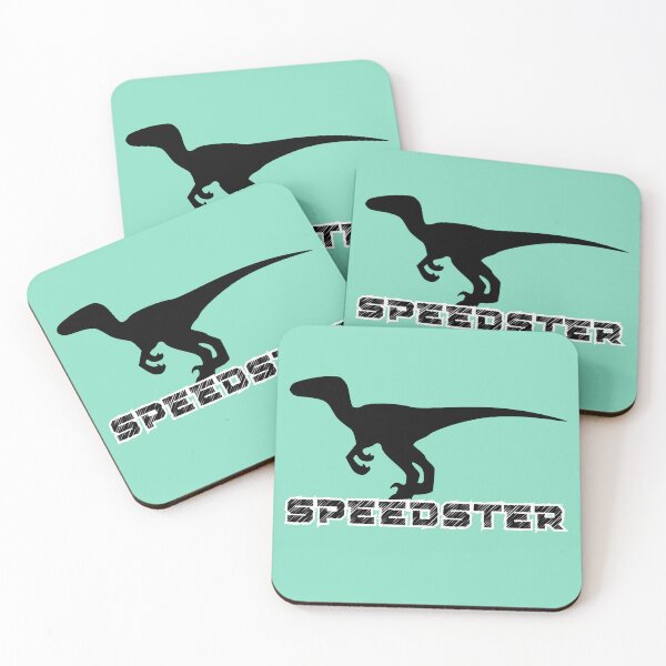 Item preview, Speedster Dinosaur T-Shirt –Black Fast Dino Graphic Design for Kids & Speed Lovers designed and sold by NilofaDesigns.