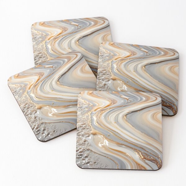 Item preview, Cream Stone Organic Abstract Flow designed and sold by VibeShift Studio.