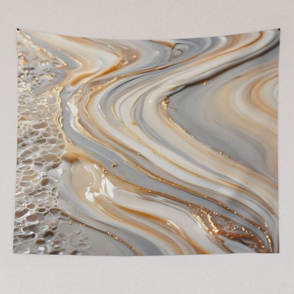 Item preview, Cream Stone Organic Abstract Flow designed and sold by VibeShift Studio.