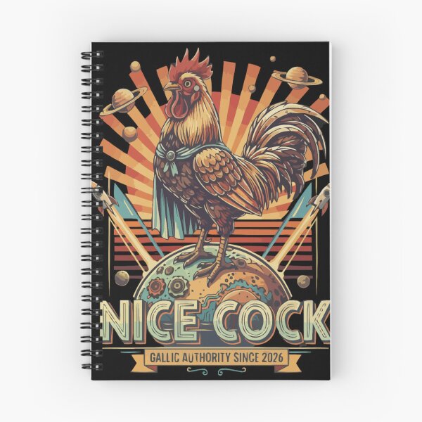 Item preview, The Gallic Authority - Noble Retro-Futurist Rooster Design designed and sold by PixieArtStudio.