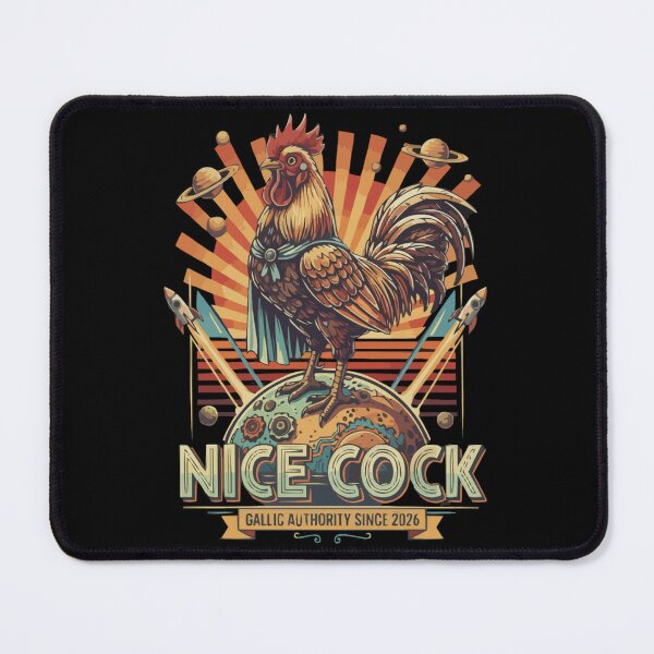 Item preview, The Gallic Authority - Noble Retro-Futurist Rooster Design designed and sold by PixieArtStudio.