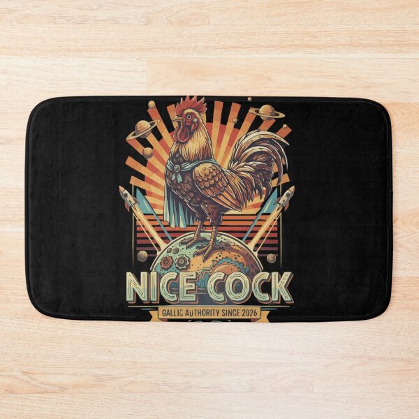 Item preview, The Gallic Authority - Noble Retro-Futurist Rooster Design designed and sold by PixieArtStudio.