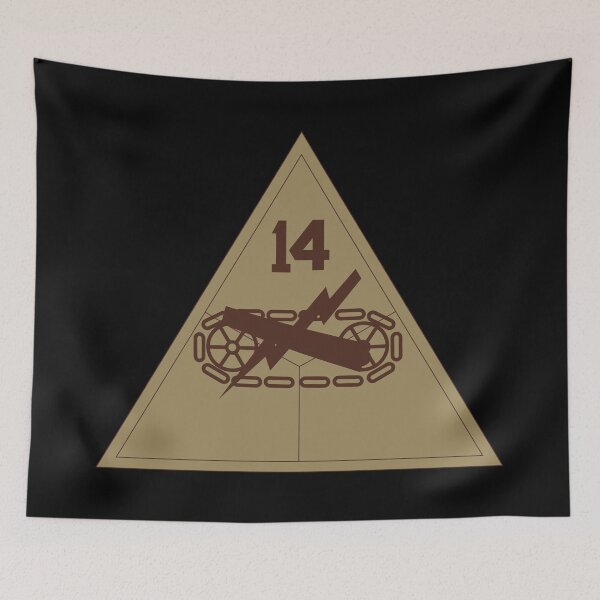 Item preview, Army - SSI - 14th Armored Division - Subdued Desert X 300 designed and sold by Military Insignia Products.
