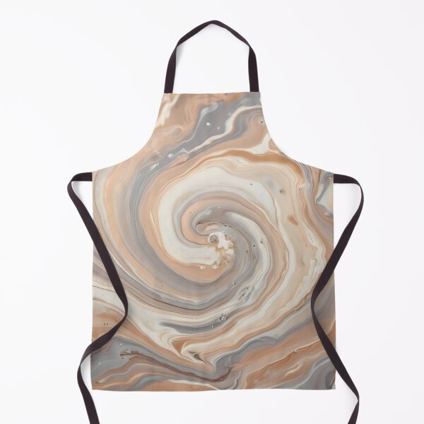 Item preview, Oatmeal Neutral Organic Fluid Art designed and sold by VibeShift Studio.
