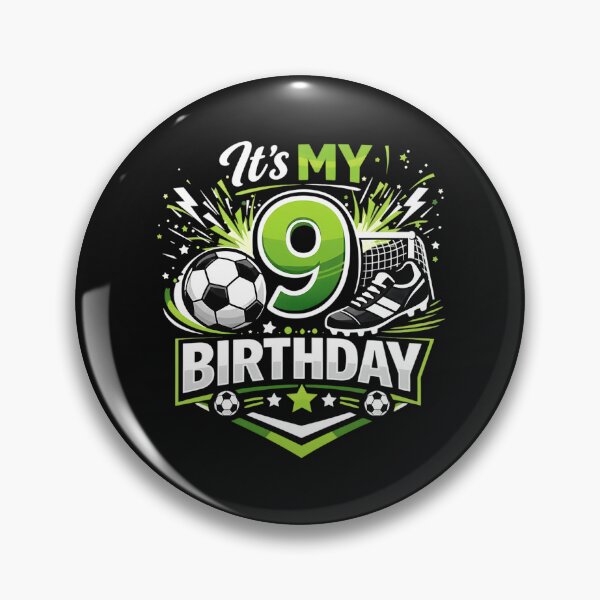 Item preview, It's My 9th Birthday Boy Soccer Ball 9 Year Old Number Nine designed and sold by clothesy7.