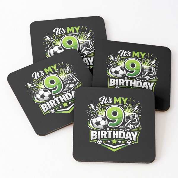 Item preview, It's My 9th Birthday Boy Soccer Ball 9 Year Old Number Nine designed and sold by clothesy7.