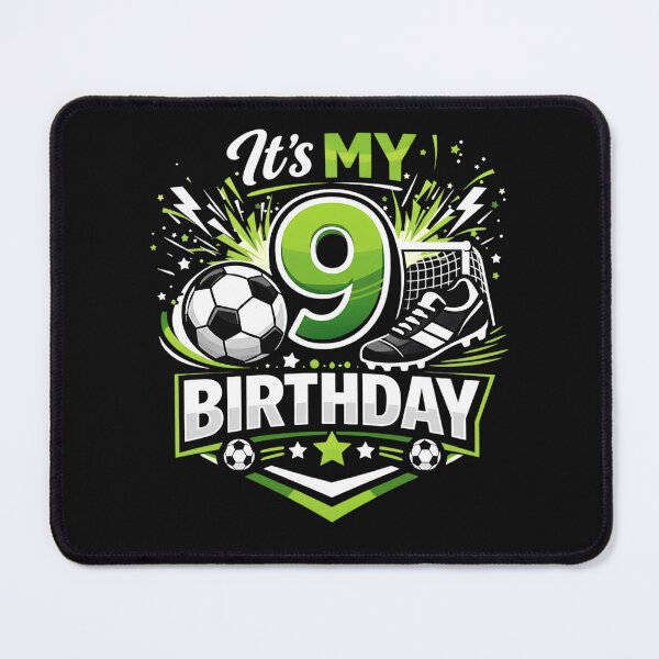 Item preview, It's My 9th Birthday Boy Soccer Ball 9 Year Old Number Nine designed and sold by clothesy7.