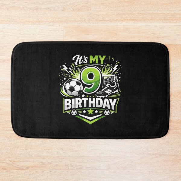 Item preview, It's My 9th Birthday Boy Soccer Ball 9 Year Old Number Nine designed and sold by clothesy7.
