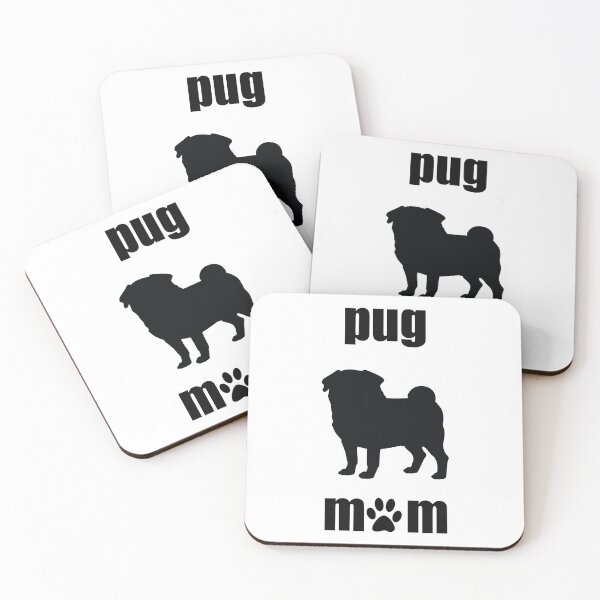 Item preview, Pug Mom Sticker designed and sold by jcdesign1212.