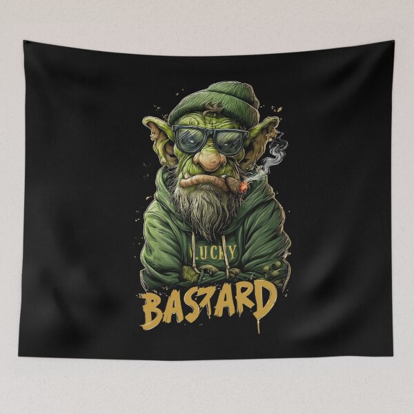 Item preview, Badass Leprechaun Streetwear - Lucky & Angry - Urban Style designed and sold by DreamSpaceCon.